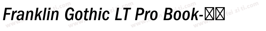 Franklin Gothic LT Pro Book字体转换